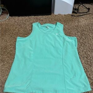 Nike Women's Turquoise Tank Top